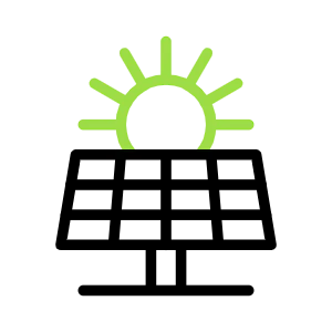 Green sunrise icon with 'Now' text